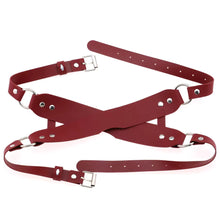 Load image into Gallery viewer, Leather Blindfold - Detail View 2