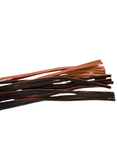 Load image into Gallery viewer, Wooden handled leather flogger